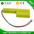 NICD AA 3.6V 500mAh Rechargeable Battery Pack